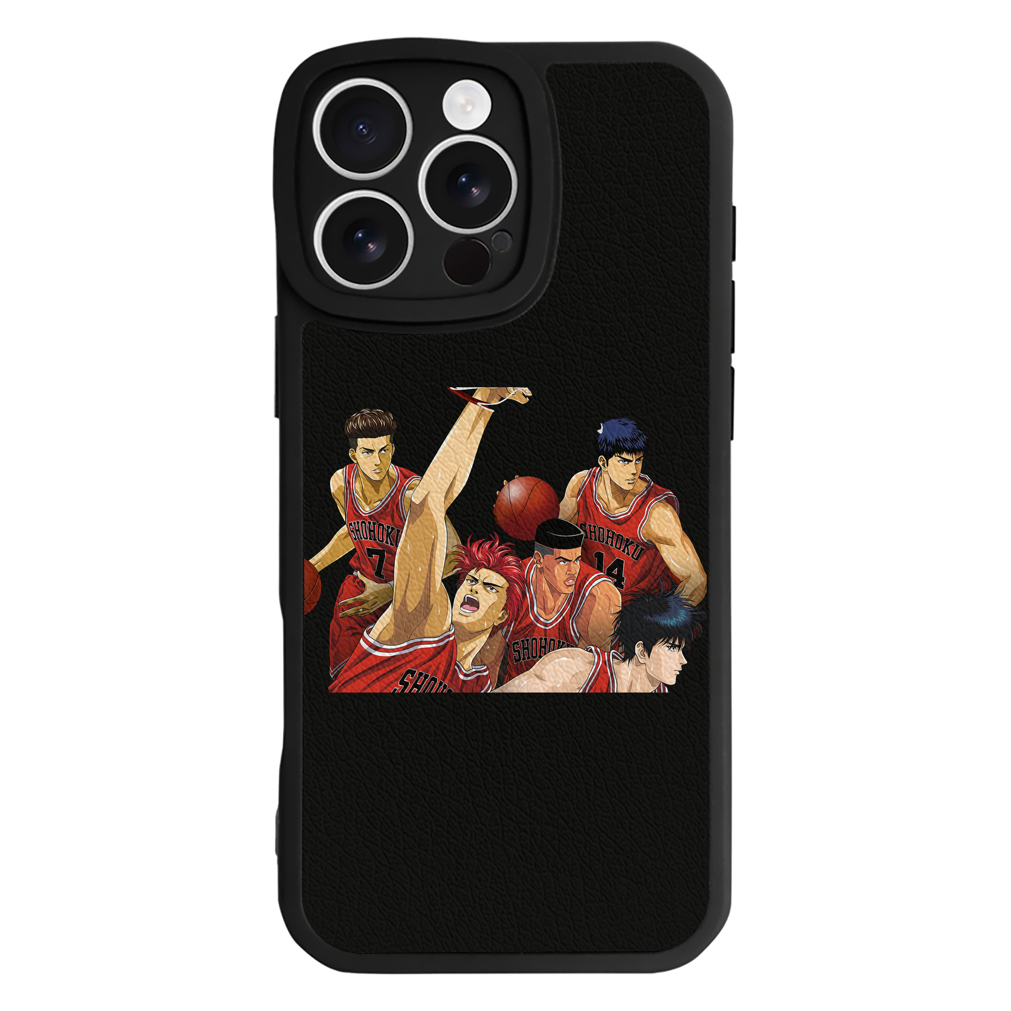 （画像用） SLAM DUNK／スラムダンク 【iPhone 16シリーズ対応】シリコンスマホケース（レザー調） 材質：シリコン